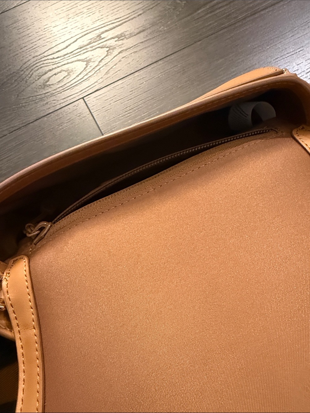 lululemon athletica Tan Leather-Look Crossbody Belt Bag with Coin Pouch - Picture 4 of 7